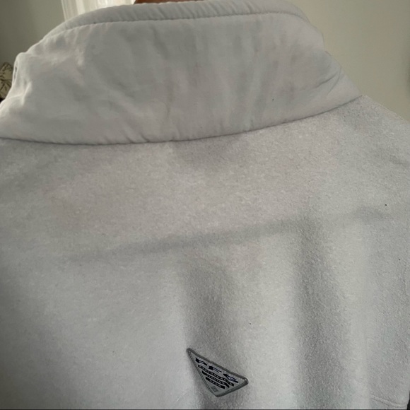 NWT Columbia Oversize Fleece Pullover Sweater Jacket Grey/White Size XXL - Picture 11 of 16